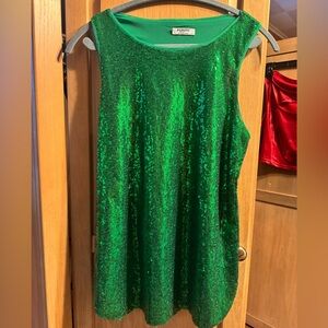 Zeagoo Vibrant Green Sequin Top… Perfect for St Patrick’s Day or Mardi Gras!